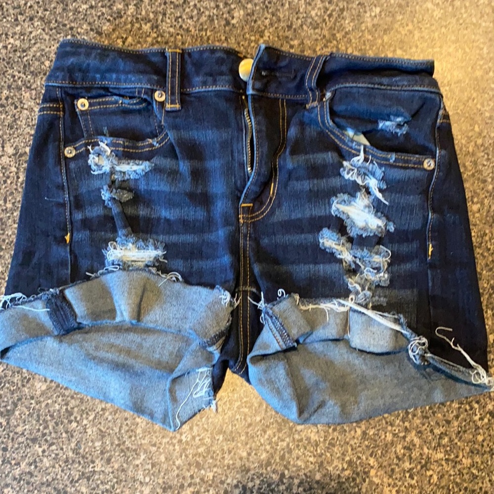 American Eagle Hi-Rise shortie shorts